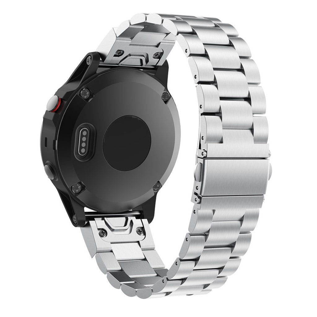 Mega godt Garmin Fenix 5 Metal Rem - Sølv#serie_1