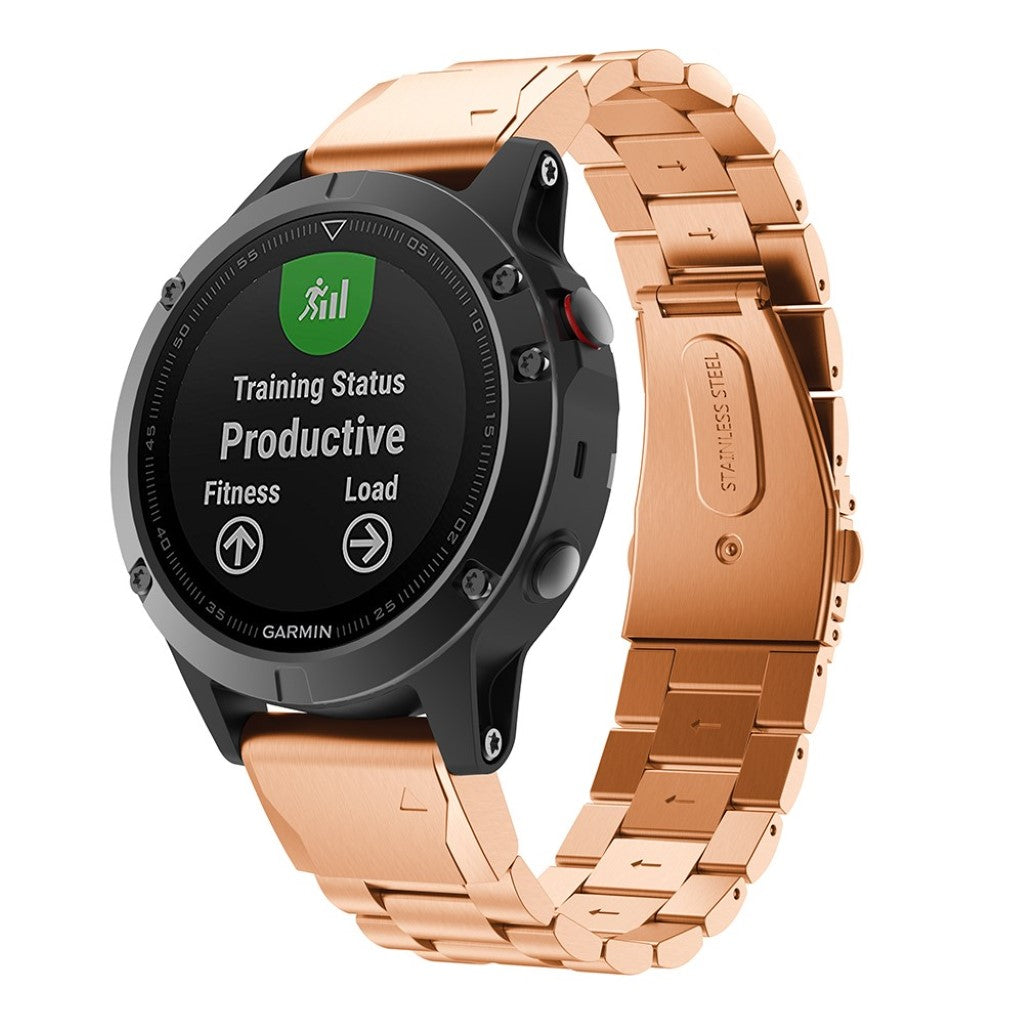 Mega godt Garmin Fenix 5 Metal Rem - Pink#serie_3