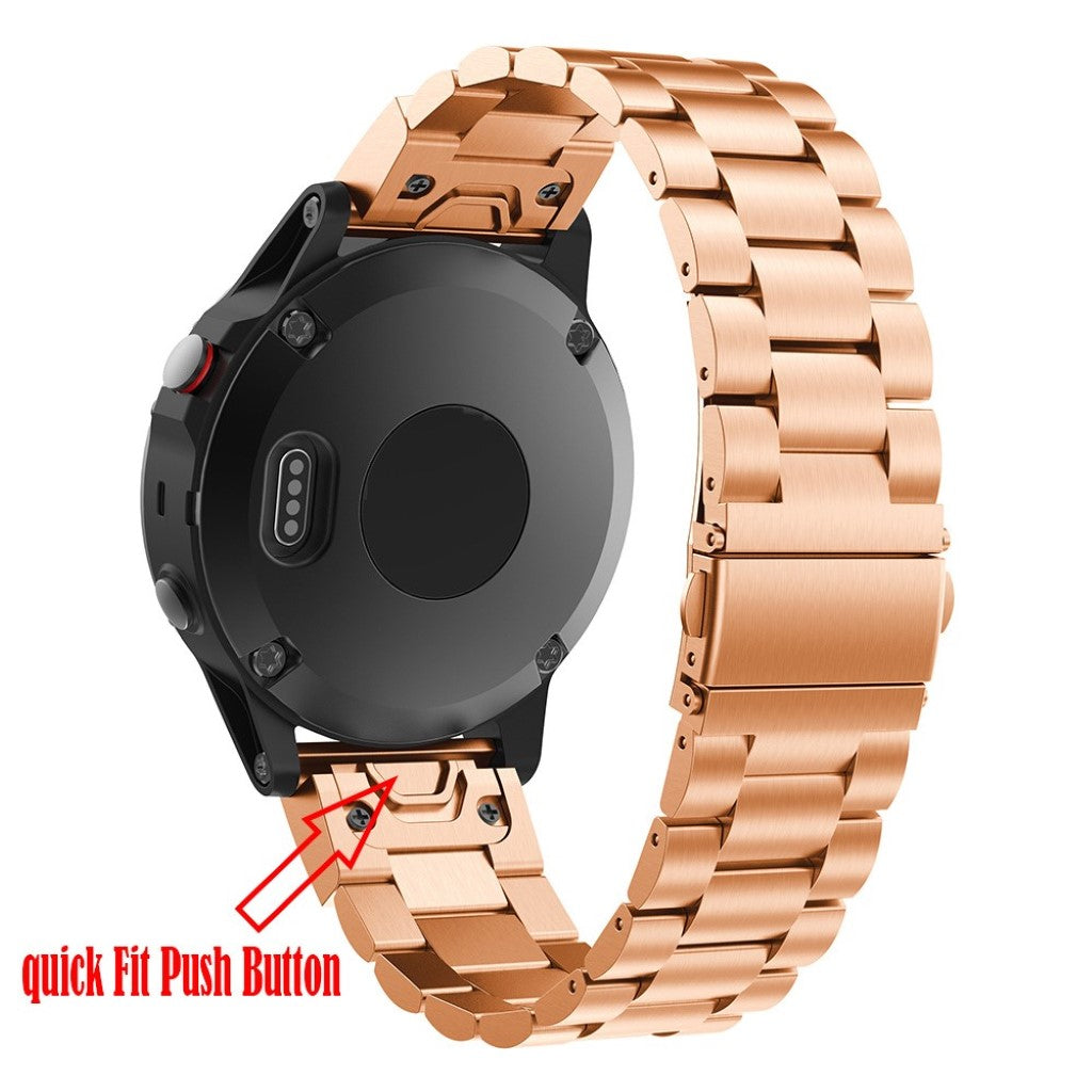 Mega godt Garmin Fenix 5 Metal Rem - Pink#serie_3