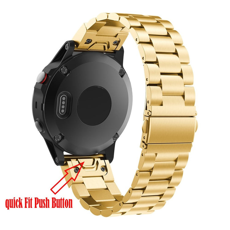 Mega godt Garmin Fenix 5 Metal Rem - Guld#serie_4