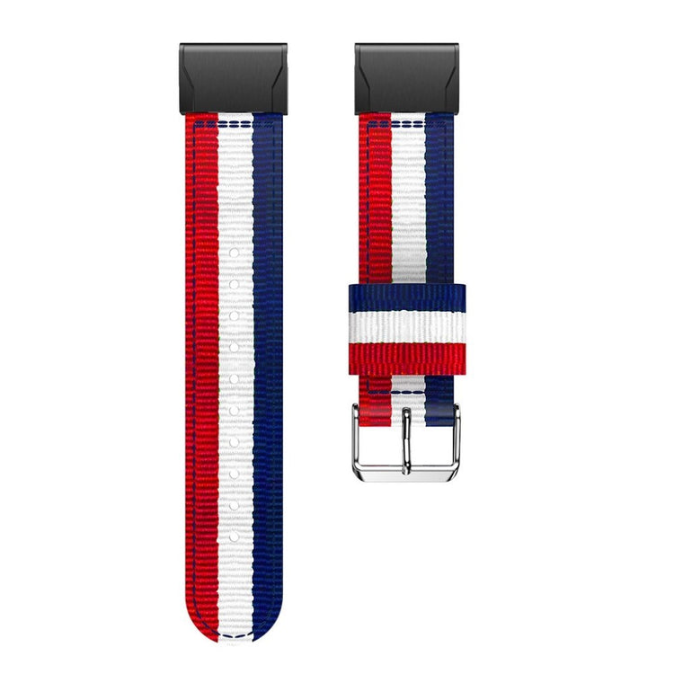 Helt vildt skøn Garmin Fenix 5 Nylon Rem - Hvid#serie_2