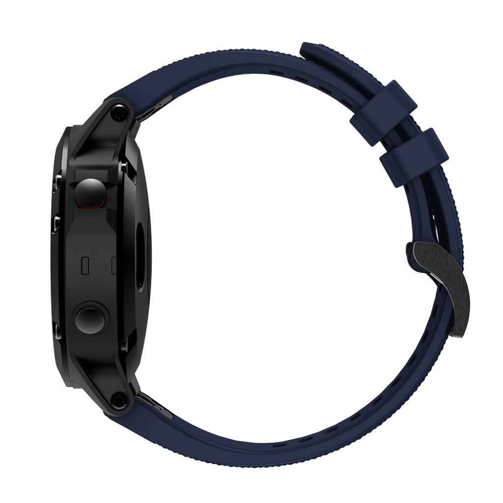 Super sejt Garmin Fenix 5 Silikone Rem - Blå#serie_11