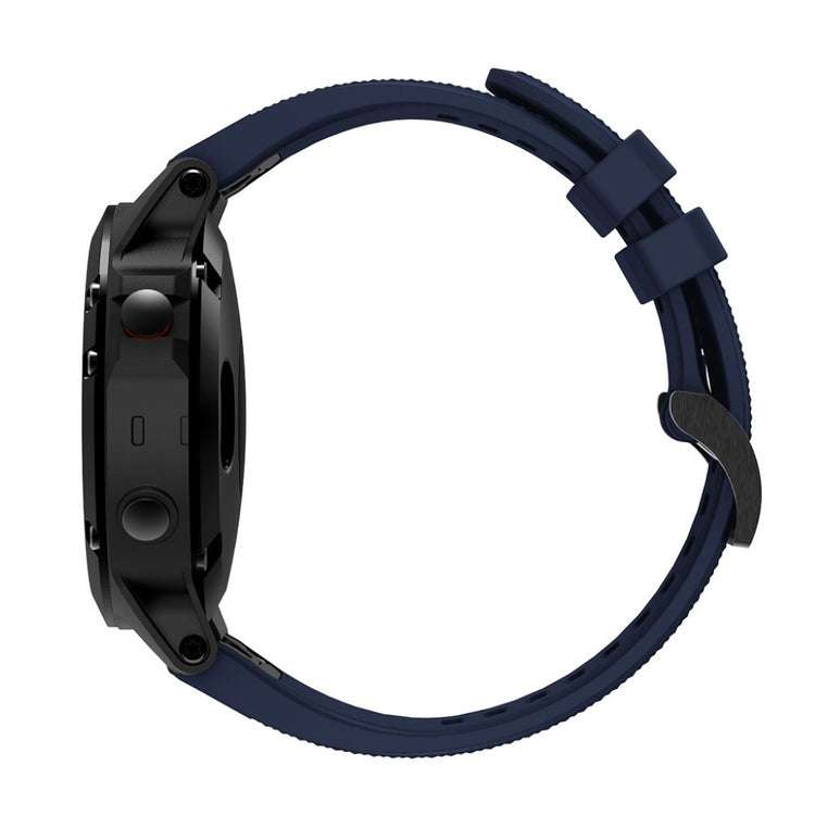 Super sejt Garmin Fenix 5 Silikone Rem - Blå#serie_11