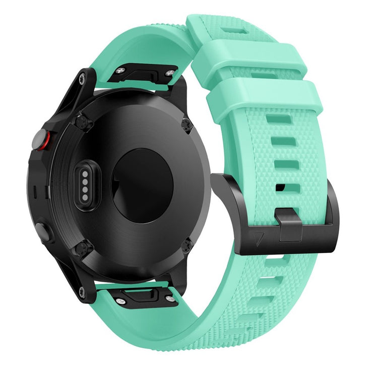 Super sejt Garmin Fenix 5 Silikone Rem - Grøn#serie_3
