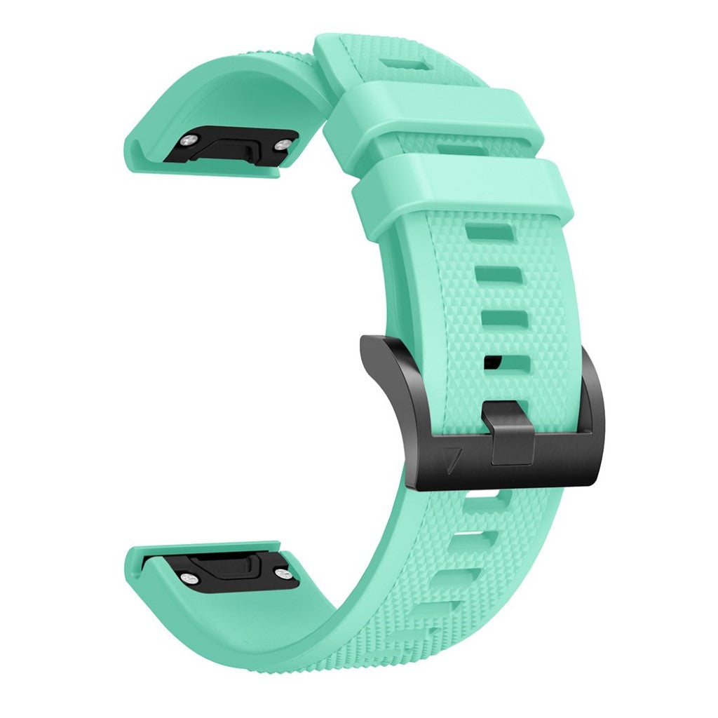 Super sejt Garmin Fenix 5 Silikone Rem - Grøn#serie_3
