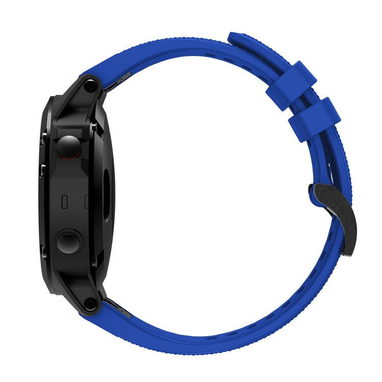 Super sejt Garmin Fenix 5 Silikone Rem - Blå#serie_9