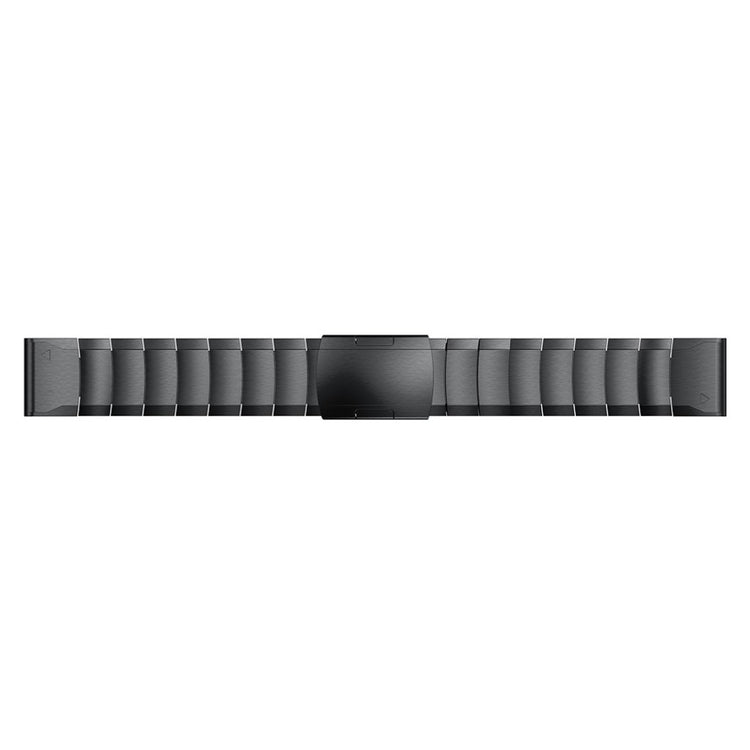 Meget holdbart Garmin Fenix 5S Metal Rem - Sort#serie_1
