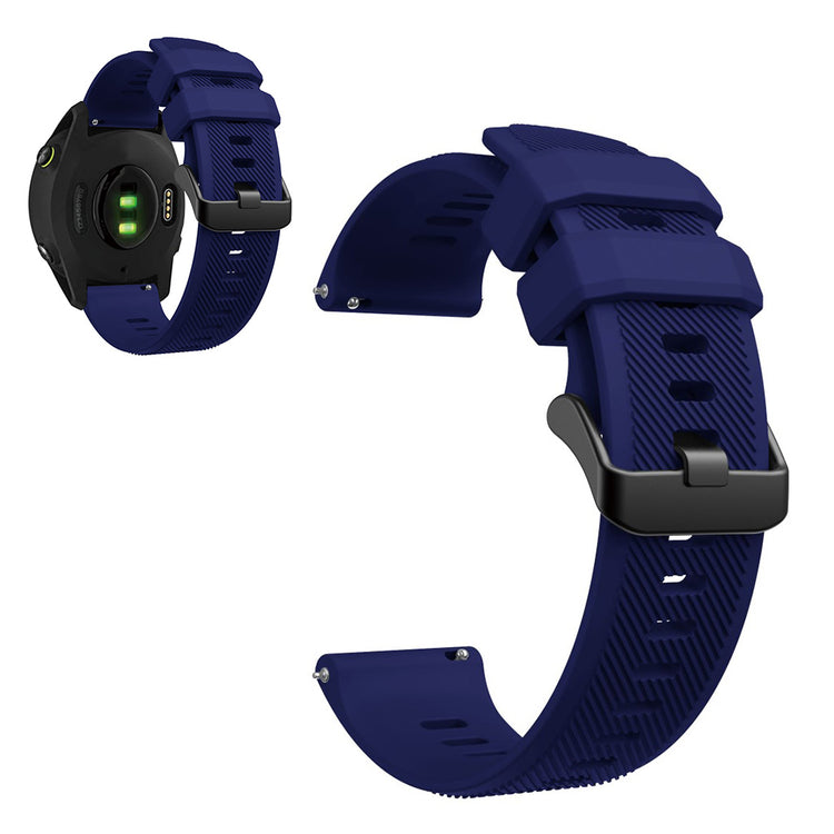 Meget fantastisk Garmin Forerunner 745 Silikone Rem - Blå#serie_2