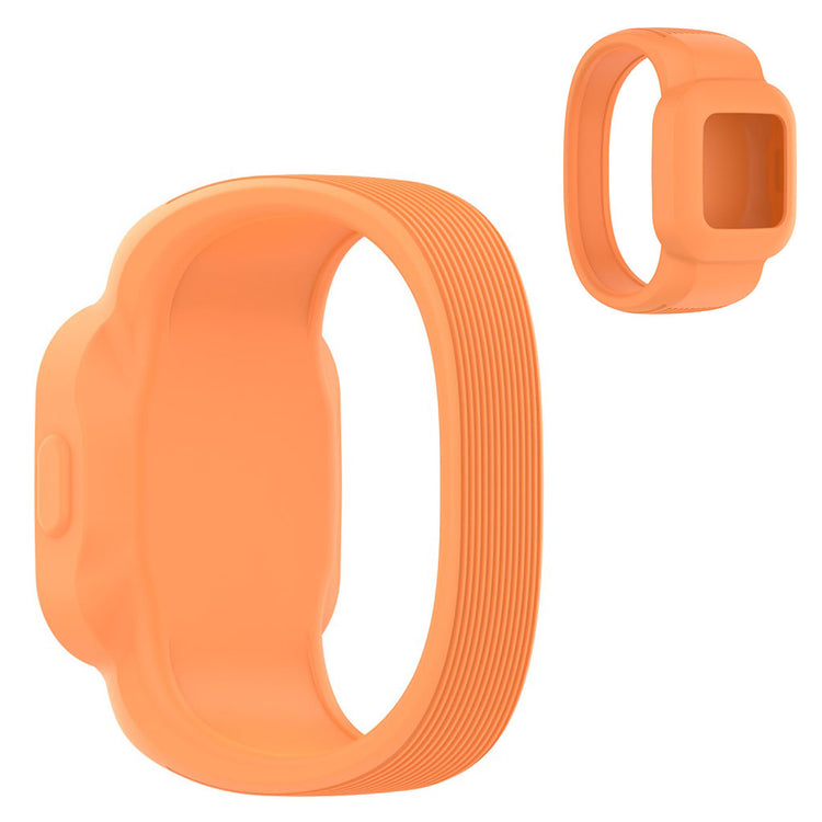 Rigtigt kønt Garmin Vivofit Jr 3 Silikone Rem - Størrelse: S - Orange#serie_1