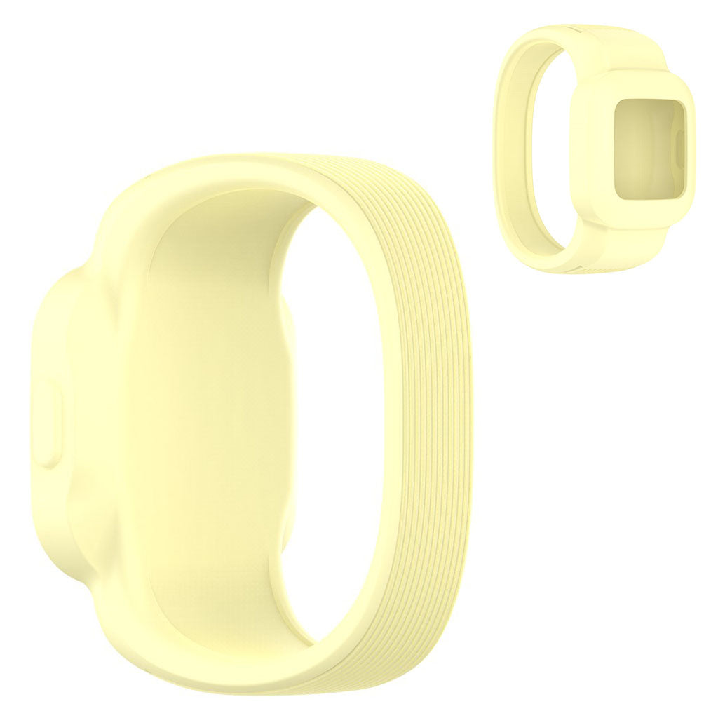 Rigtigt kønt Garmin Vivofit Jr 3 Silikone Rem - Størrelse: S - Gul#serie_5