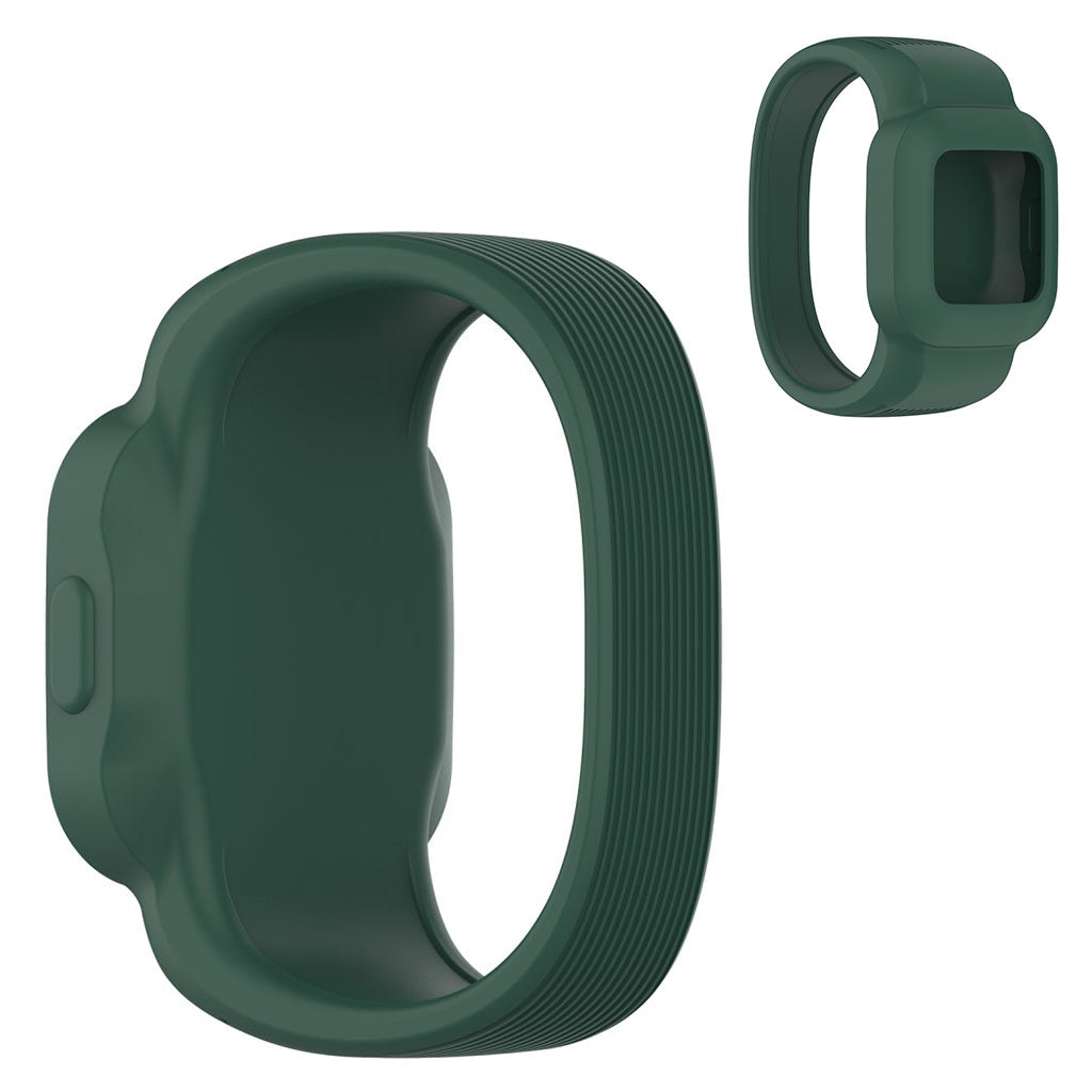 Rigtigt kønt Garmin Vivofit Jr 3 Silikone Rem - Størrelse: S - Grøn#serie_6