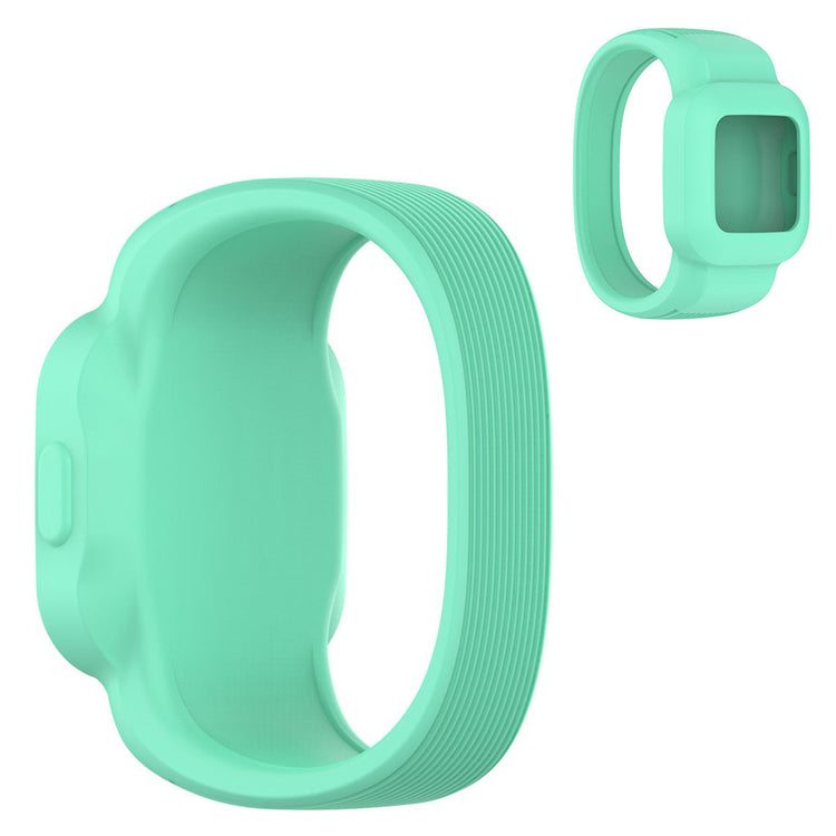 Rigtigt kønt Garmin Vivofit Jr 3 Silikone Rem - Størrelse: S - Blå#serie_7