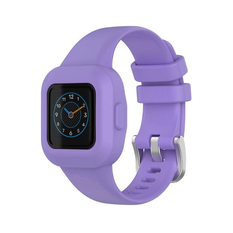 Superflot Garmin Vivofit Jr 3 Silikone Rem - Lilla#serie_9