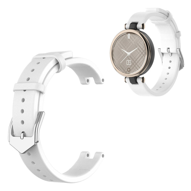 Super sejt Garmin Lily Silikone Rem - Hvid#serie_2
