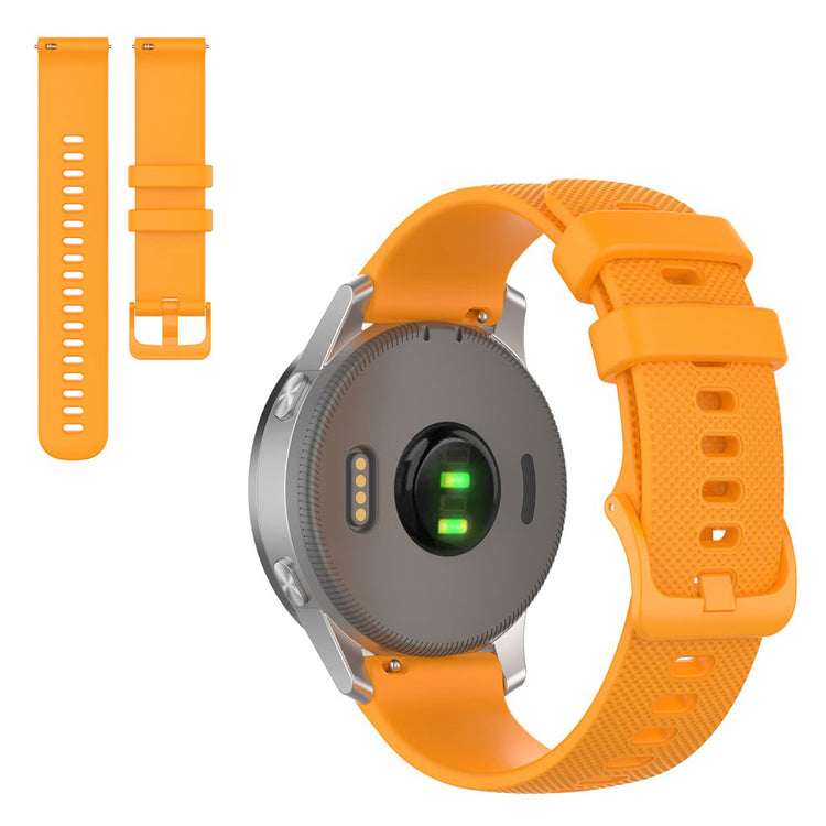 Stilfuld Universal Garmin Silikone Rem - Gul#serie_4