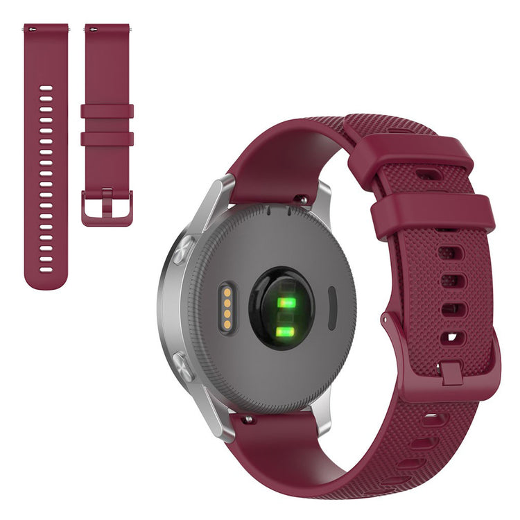 Stilfuld Universal Garmin Silikone Rem - Rød#serie_6