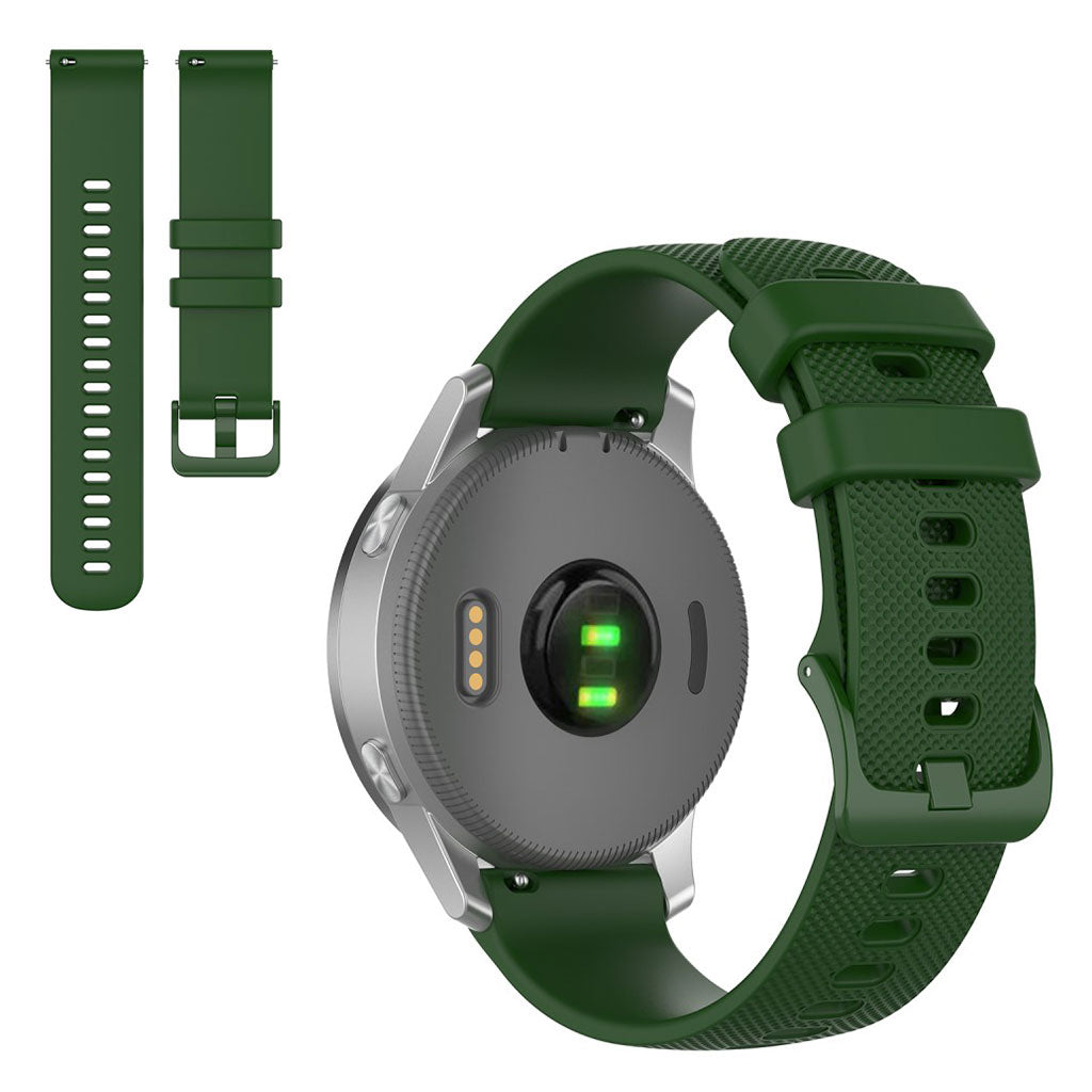 Stilfuld Universal Garmin Silikone Rem - Grøn#serie_7