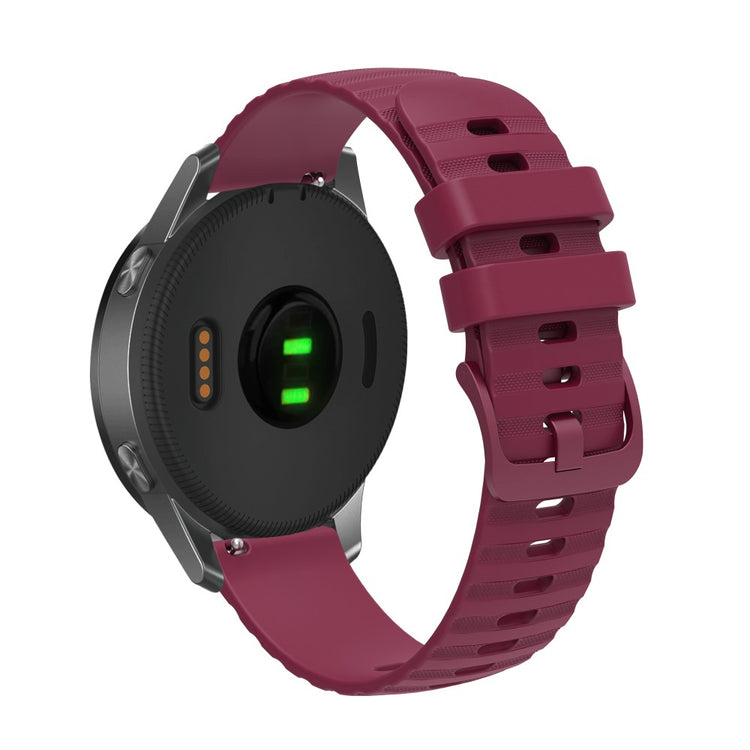Meget elegant Universal Garmin Silikone Rem - Rød#serie_6