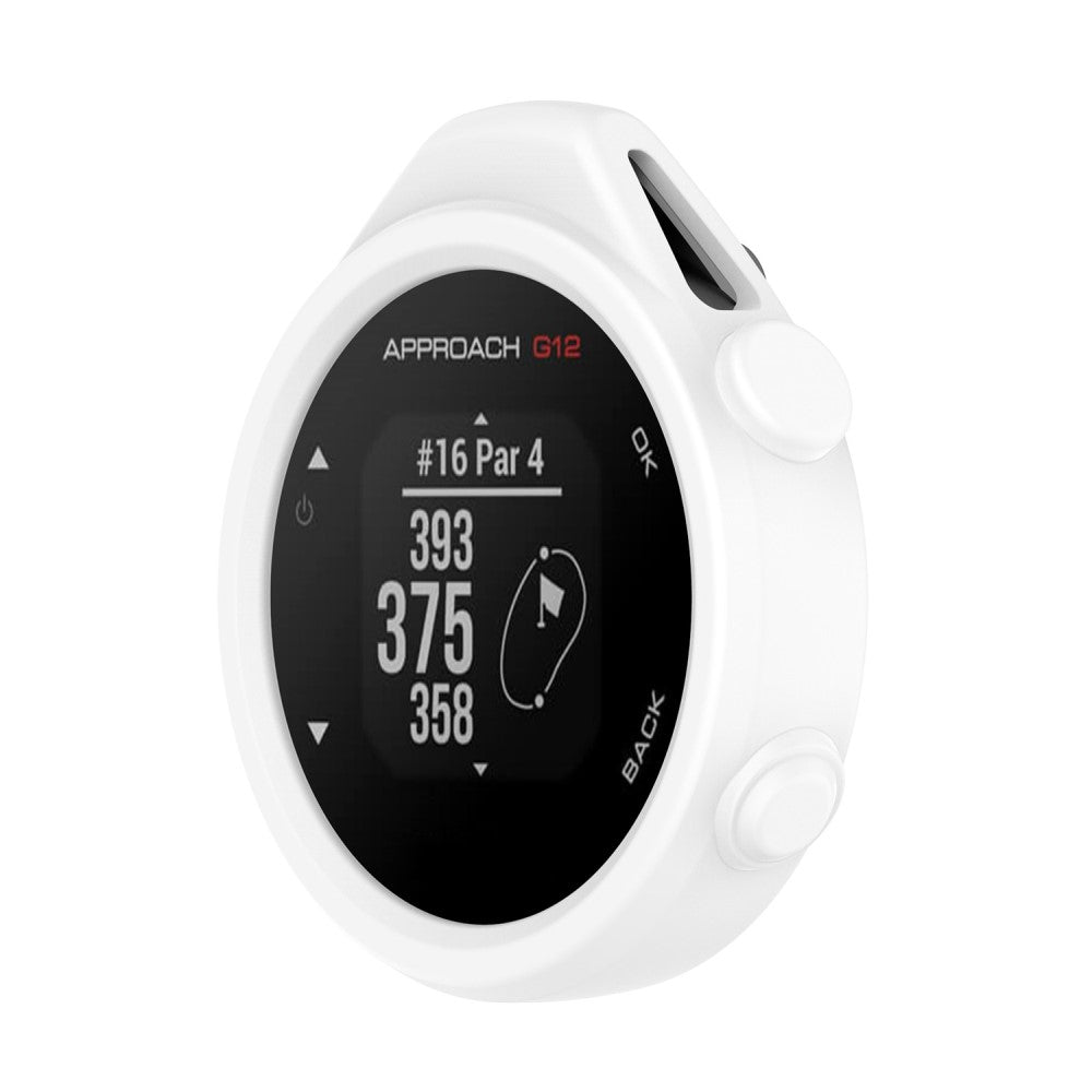 Garmin Approach G12  Silikone Bumper  - Hvid#serie_2