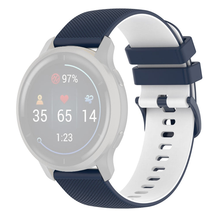 Stilfuld Universal Garmin Silikone Rem - Blå#serie_2