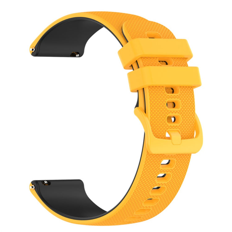 Helt vildt rart Universal Garmin Silikone Urrem - Gul#serie_6