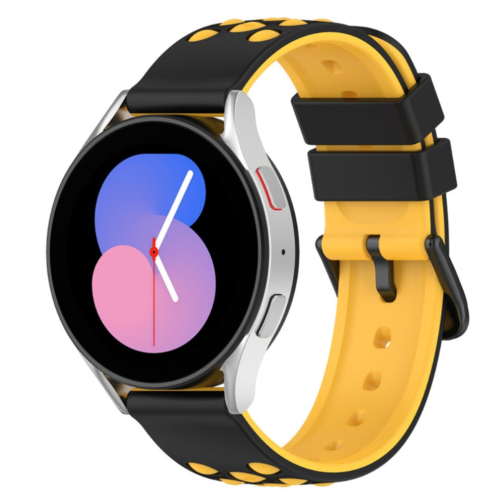 Helt vildt slidstærk Universal Garmin Silikone Rem - Gul#serie_5