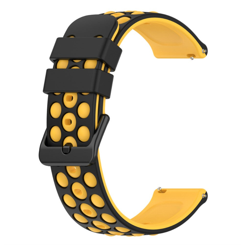 Helt vildt slidstærk Universal Garmin Silikone Rem - Gul#serie_5