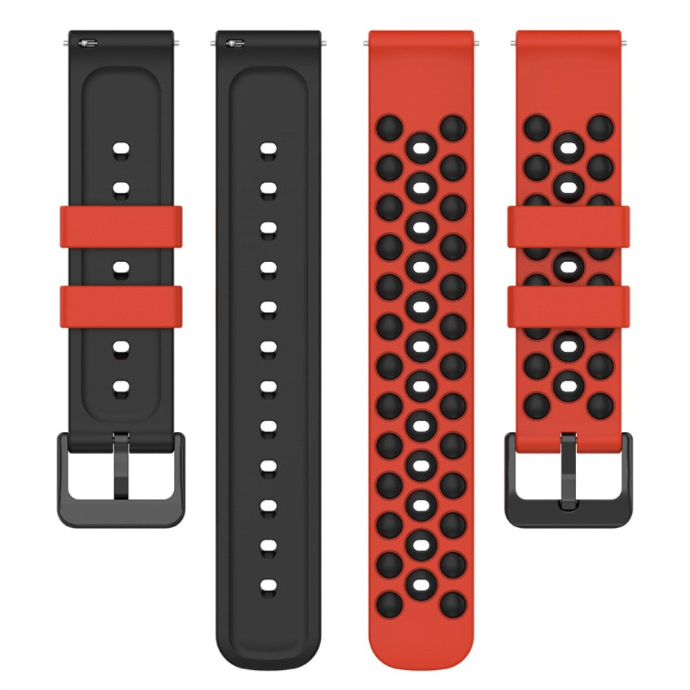 Helt vildt slidstærk Universal Garmin Silikone Rem - Rød#serie_7