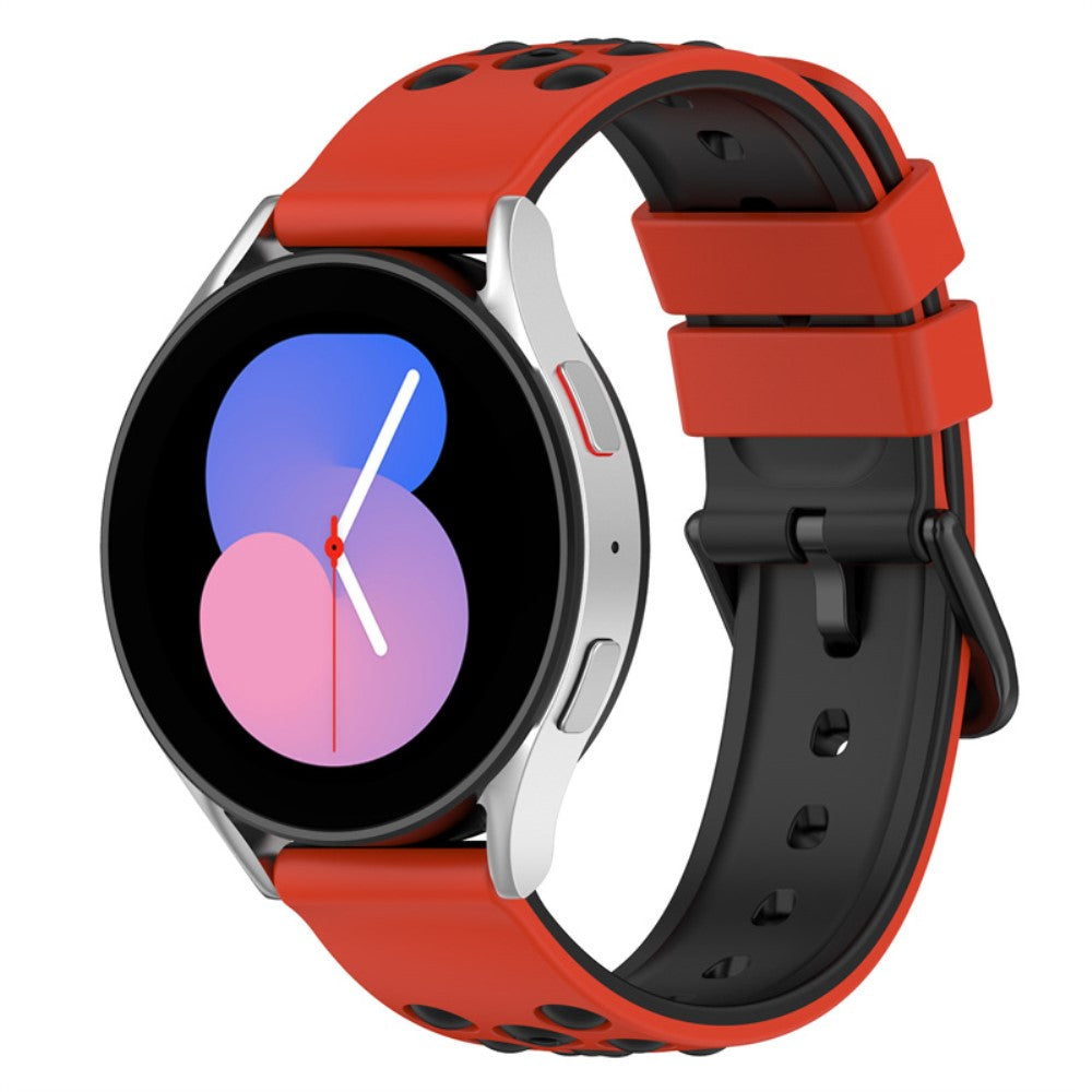 Helt vildt slidstærk Universal Garmin Silikone Rem - Rød#serie_7
