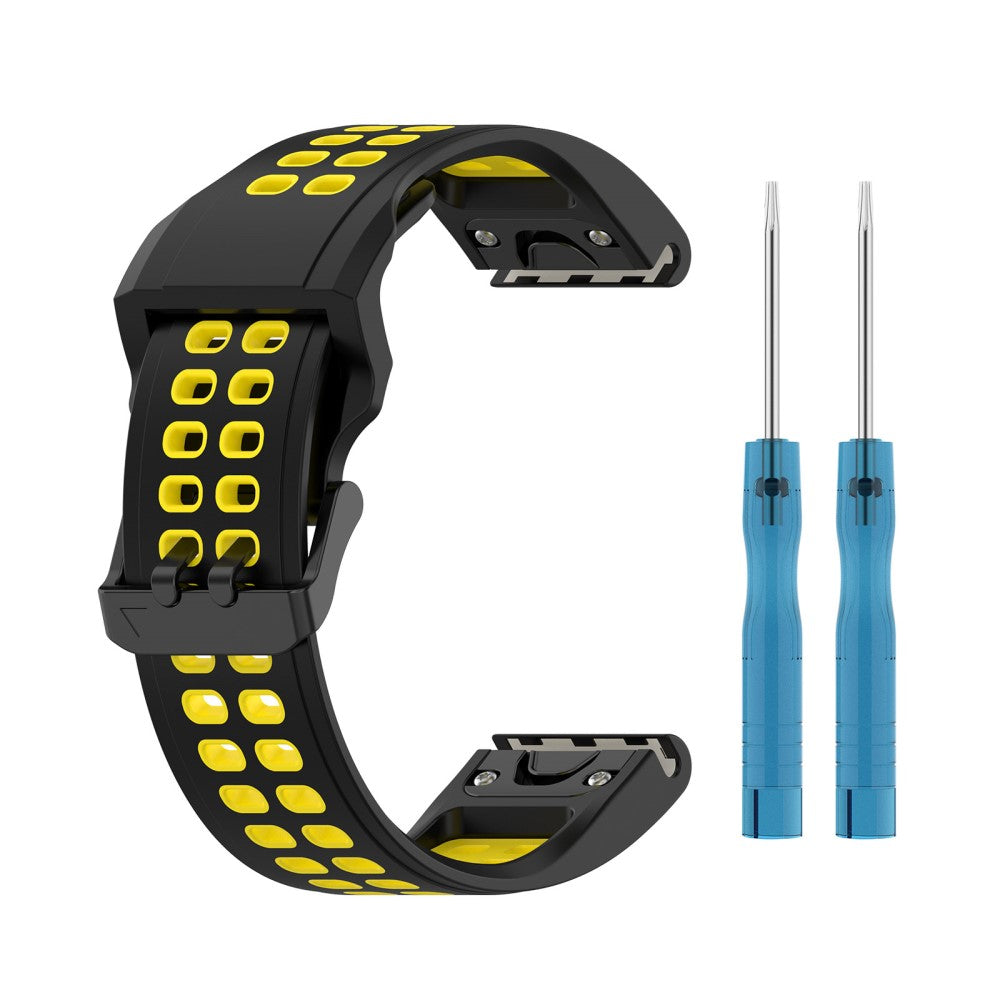 Udsøgt Universal Garmin Silikone Rem - Sort#serie_10