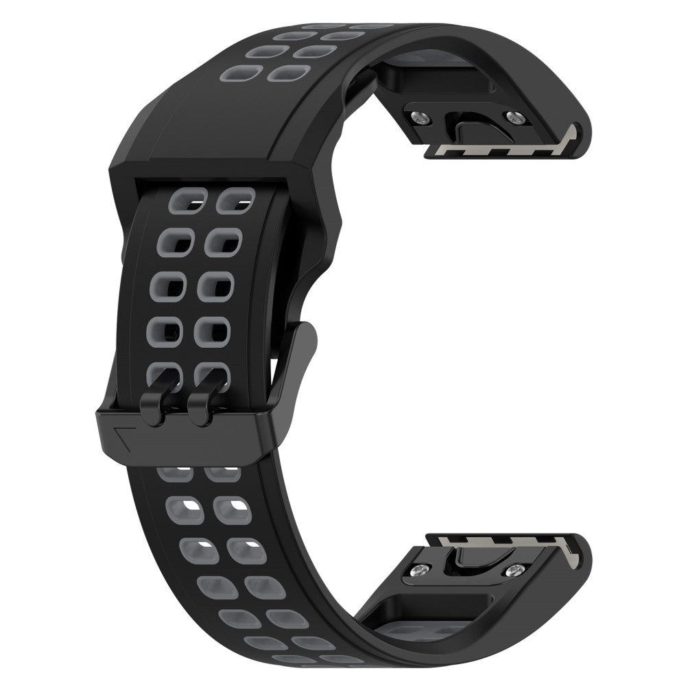 Udsøgt Universal Garmin Silikone Rem - Sort#serie_2
