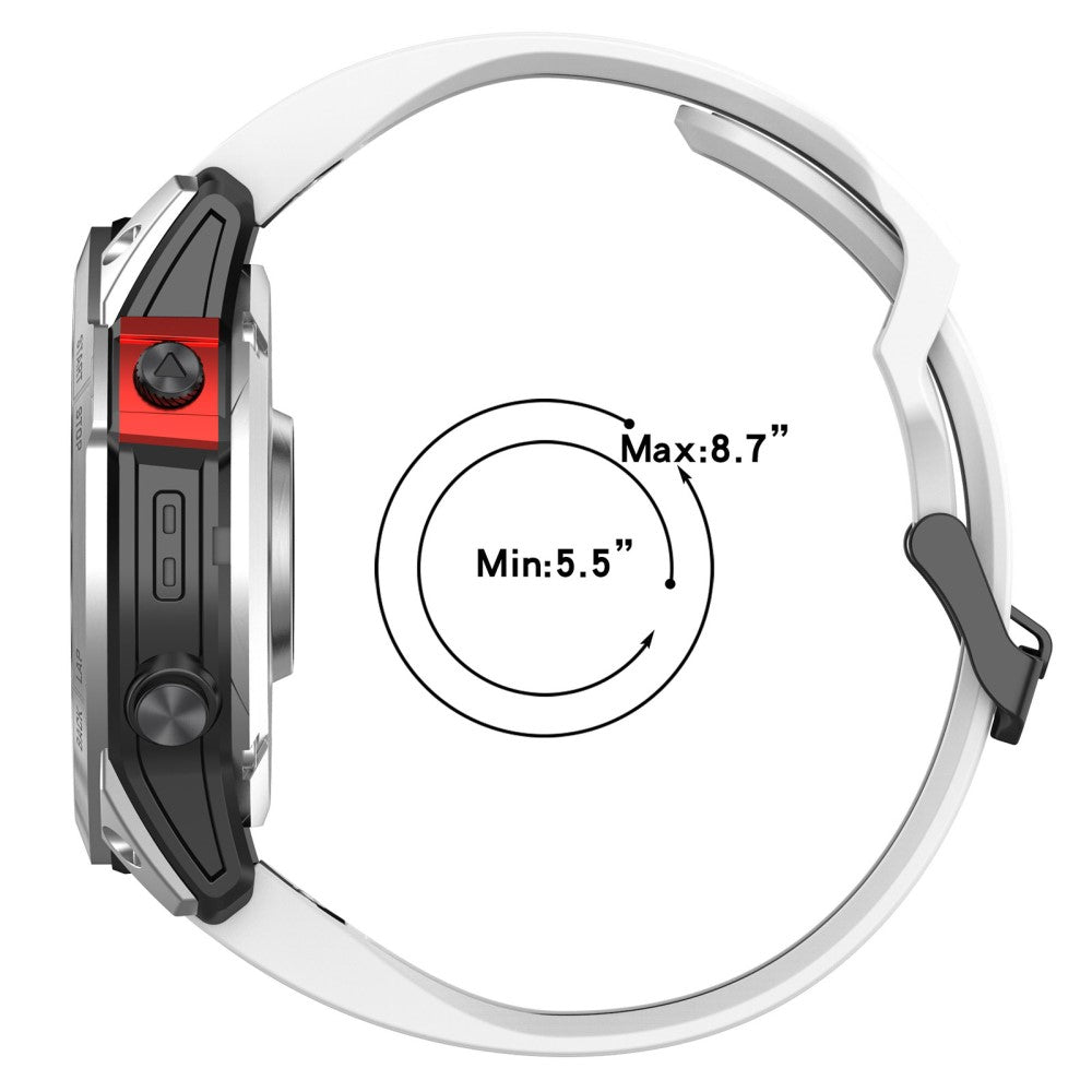 Udsøgt Universal Garmin Silikone Rem - Rød#serie_5