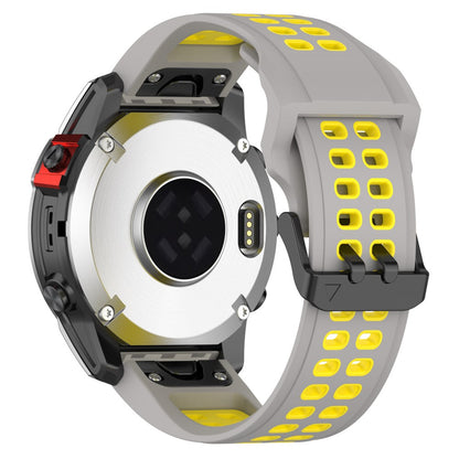 Mega flot Universal Garmin Silikone Rem - Sølv#serie_8