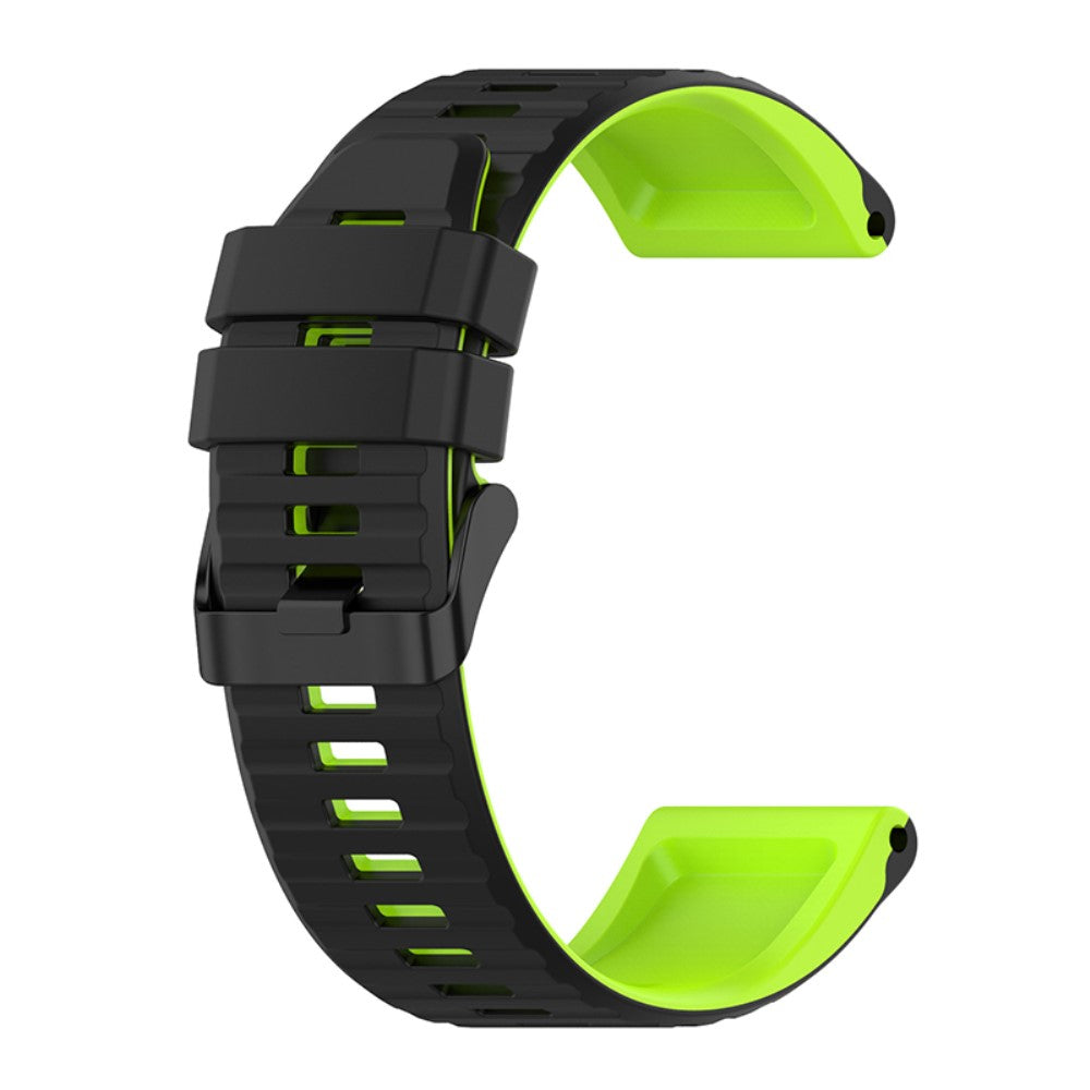Mega pænt Universal Garmin Silikone Rem - Sort#serie_7
