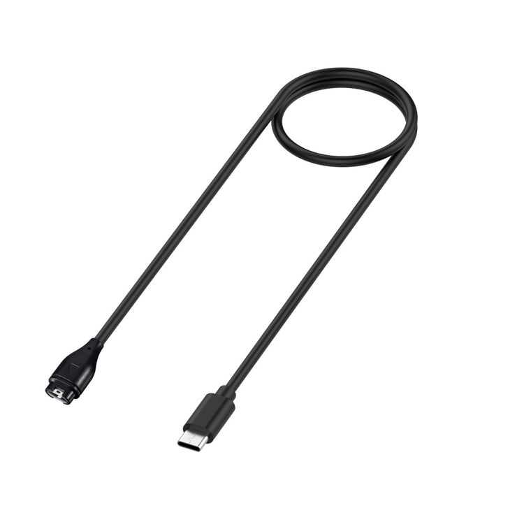 1m Universal Garmin   Opladningskabel - Sort#serie_020