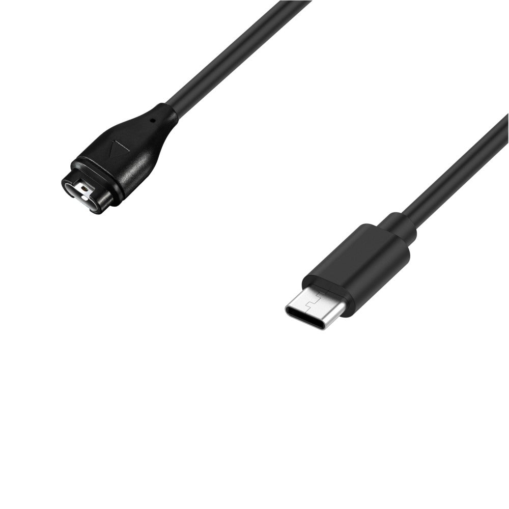 1m Universal Garmin   Opladningskabel - Sort#serie_020