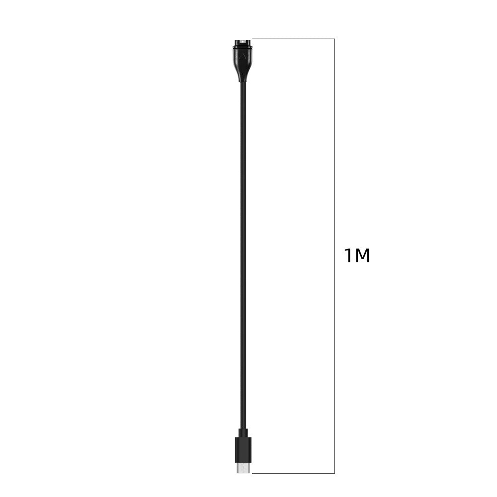 1m Universal Garmin   Opladningskabel - Sort#serie_020