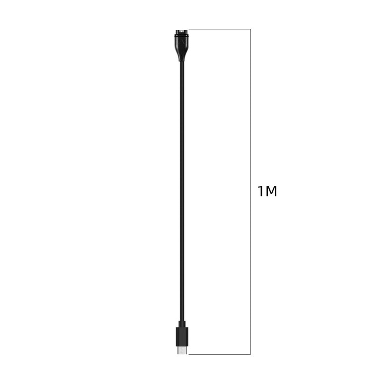 1m Universal Garmin   Opladningskabel - Sort#serie_020