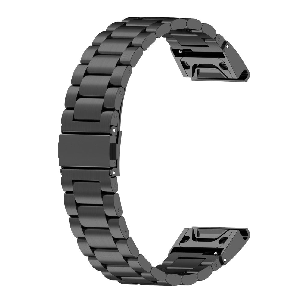 Alle tiders Universal Garmin Metal Rem - Sort#serie_035