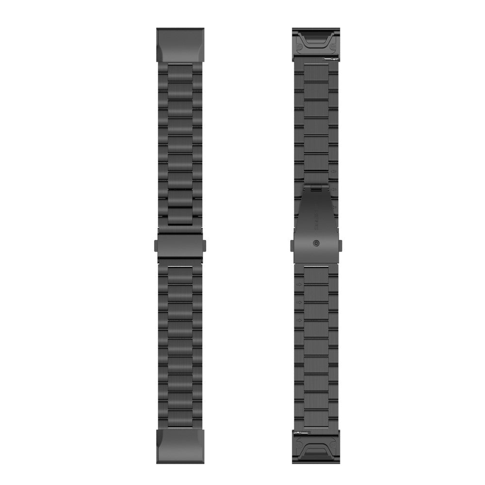 Alle tiders Universal Garmin Metal Rem - Sort#serie_035