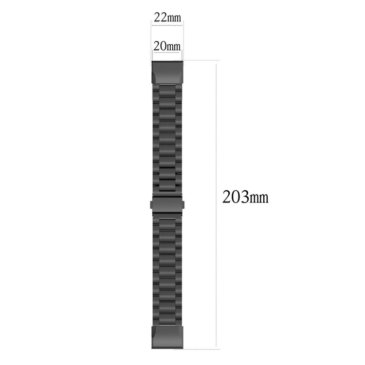 Alle tiders Universal Garmin Metal Rem - Sort#serie_035