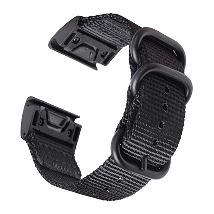 Rigtigt holdbart Universal Garmin Stof Urrem - Sort#serie_4