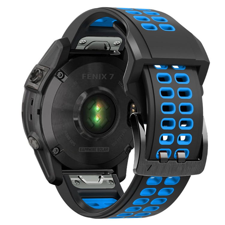 Superflot Universal Garmin Silikone Rem - Blå#serie_7