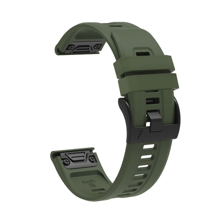Vildt fantastisk Garmin Fenix 7X Silikone Rem - Grøn#serie_10