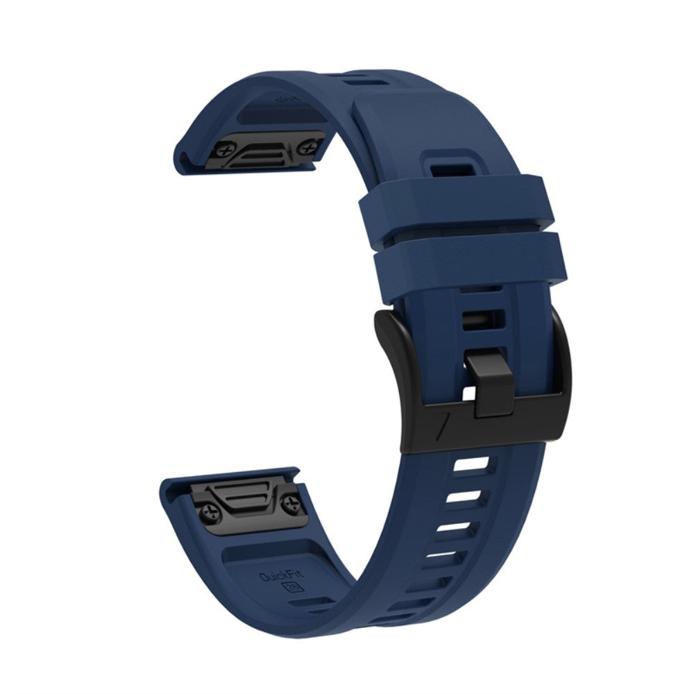Vildt fantastisk Garmin Fenix 7X Silikone Rem - Blå#serie_4