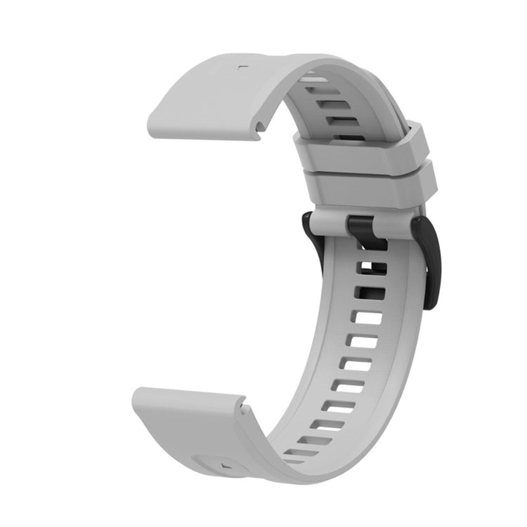 Vildt fantastisk Garmin Fenix 7X Silikone Rem - Sølv#serie_8