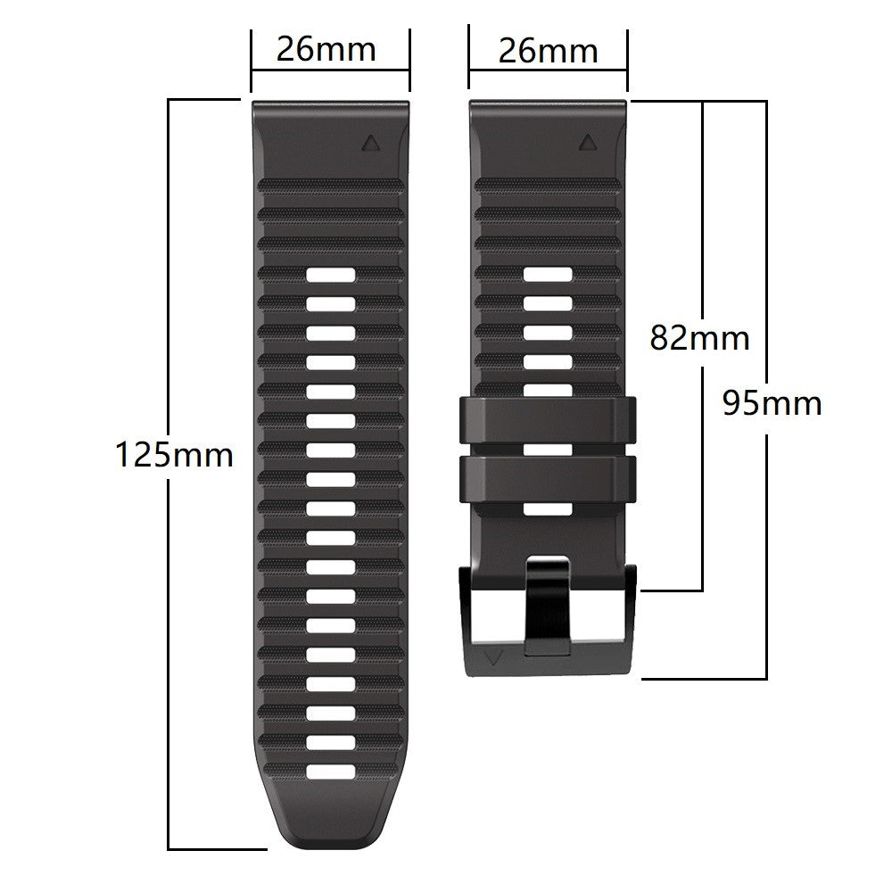 Smuk Universal Silikone Rem - Gul#serie_10