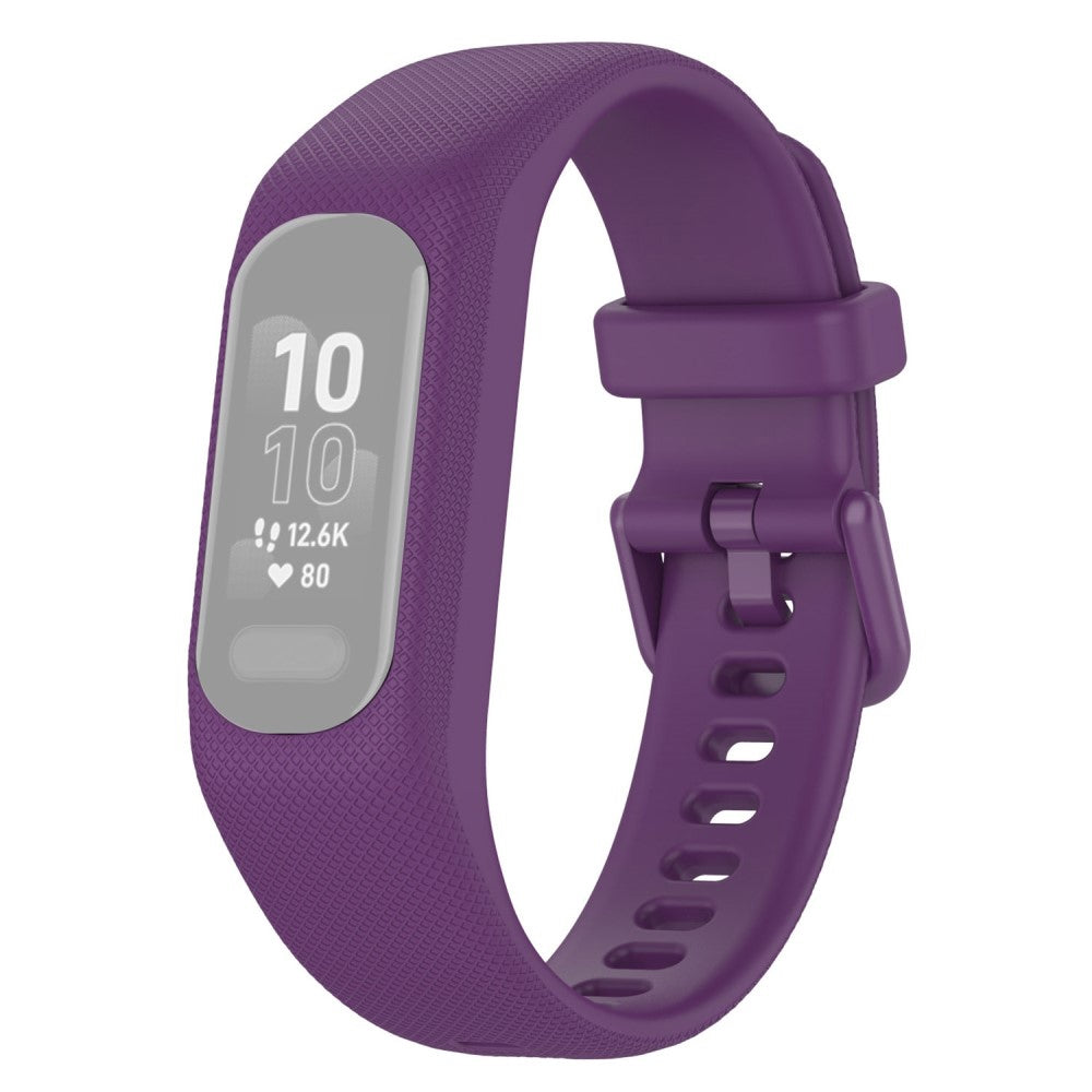 Mega komfortabel Garmin Vivosmart 5 Silikone Rem - Lilla#serie_10