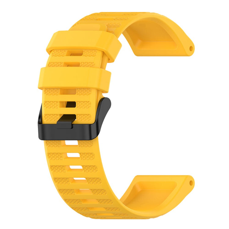 Rigtigt fint Universal Garmin Silikone Rem - Gul#serie_5