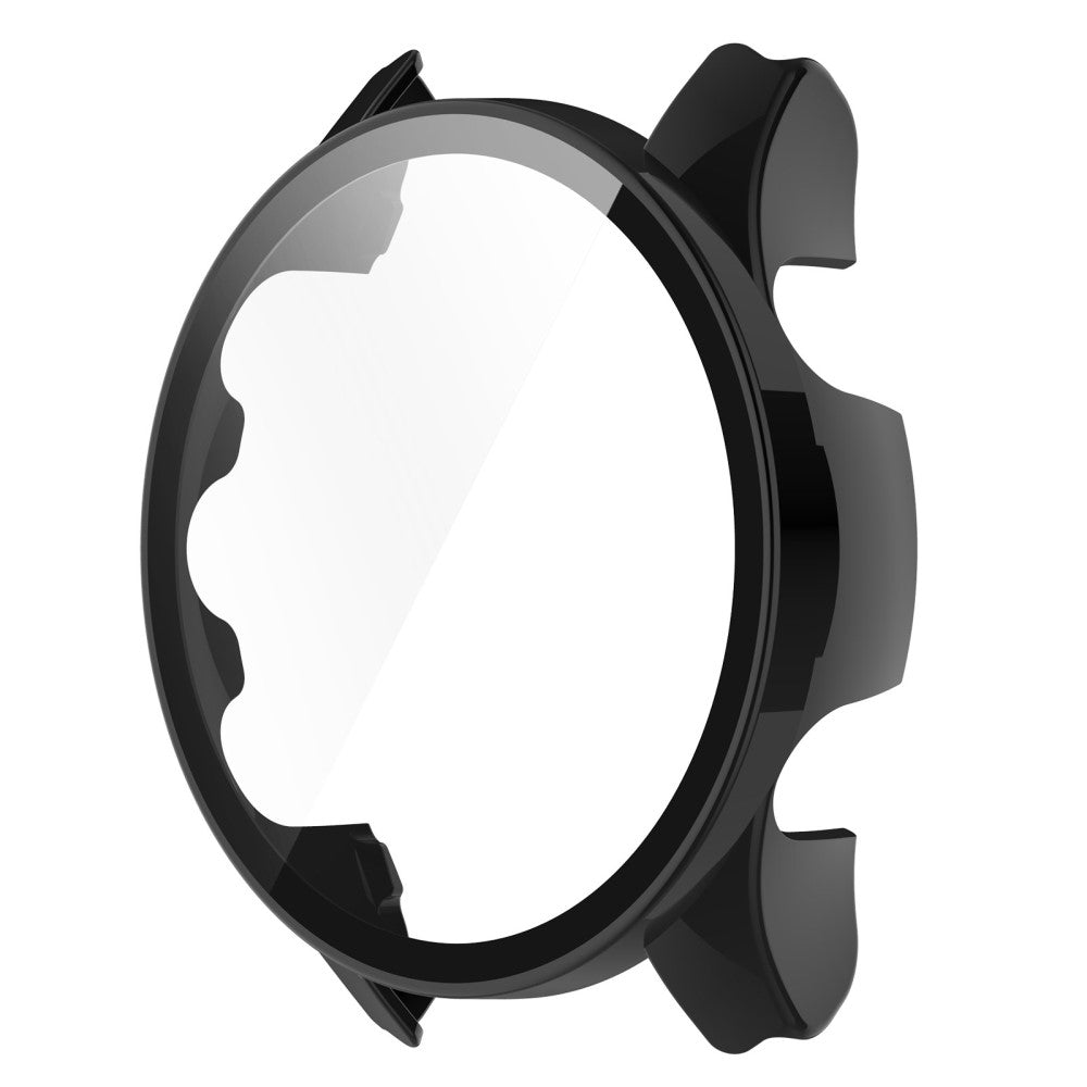Fed Garmin Forerunner 255S Cover med Skærmbeskytter i Plastik og Hærdet Glas - Sort#serie_1